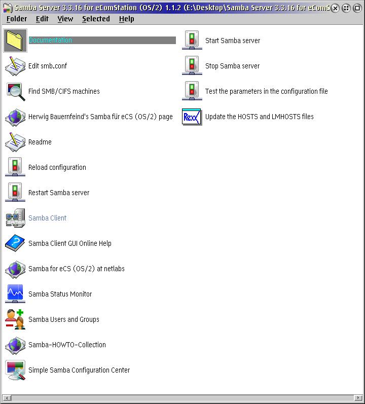 Server Desktop Folder